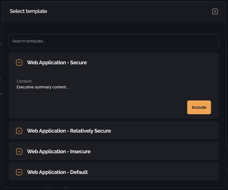 Creating a new Executive Summary Template